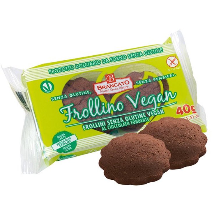 Brancato Vegan Shortbread Galletas Chocolate Sin Gluten 40g