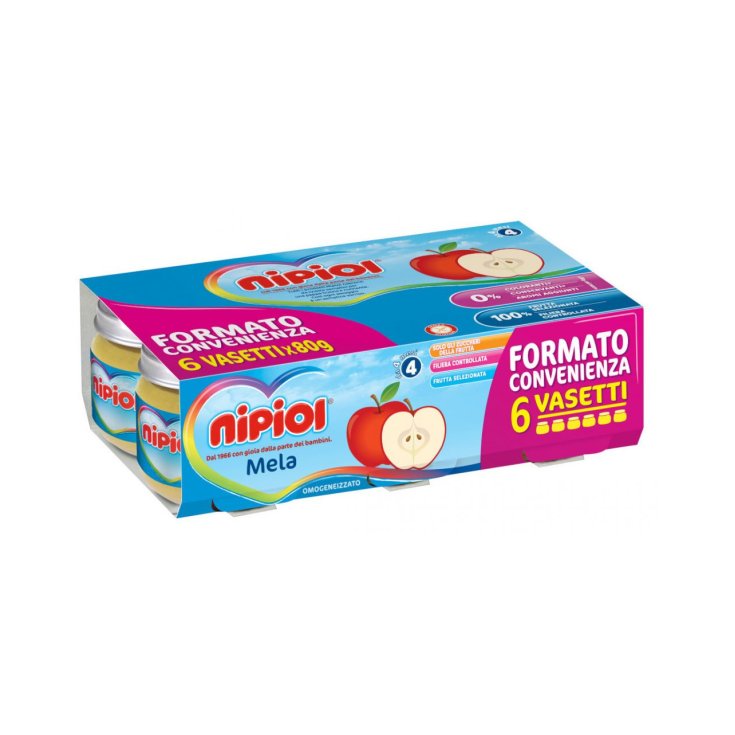 Nipiol Manzana Homogeneizado 6x80g