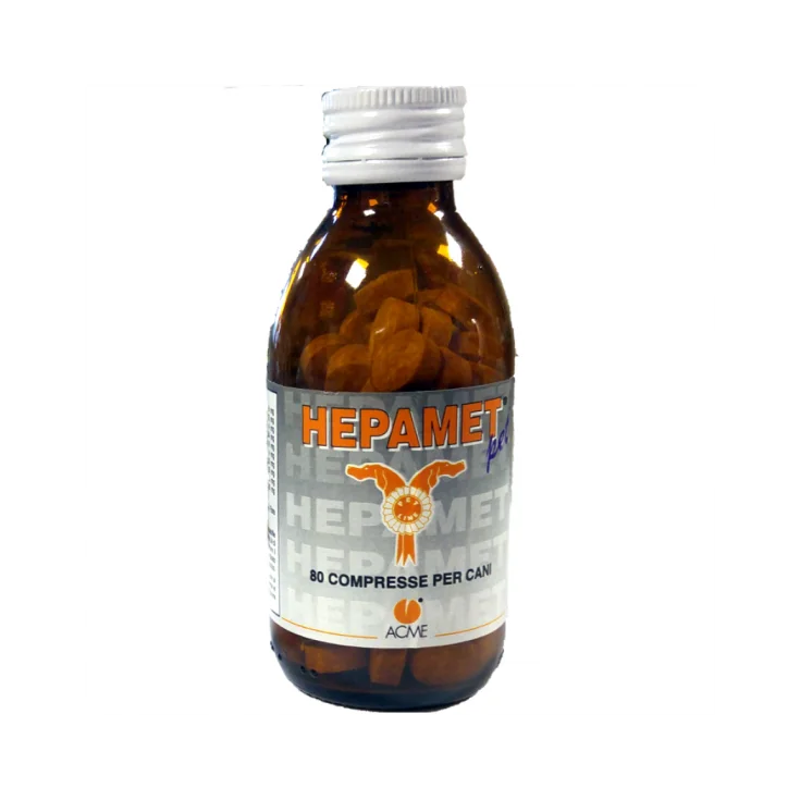 Acme Hepamet Pet Alimento Complementario Para Perros 80 Comprimidos