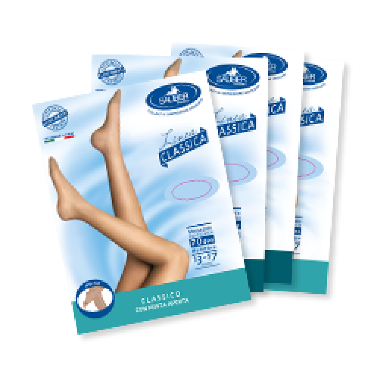 Sauber Pharma Classic Line Open Toe Tights 70 Den Desert Color Talla 4 Un par