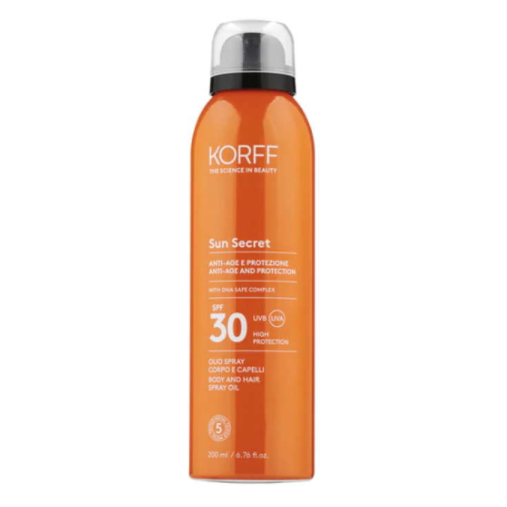 Korff Sun Secret Dry Sun Oil Spray Corporal Y Capilar SPF 30 200ml
