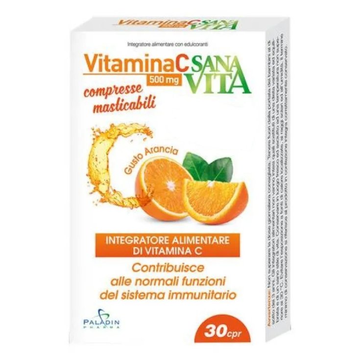 Paladin Pharma Sanavita Vitamina C Comprimidos Masticables 30 Comprimidos