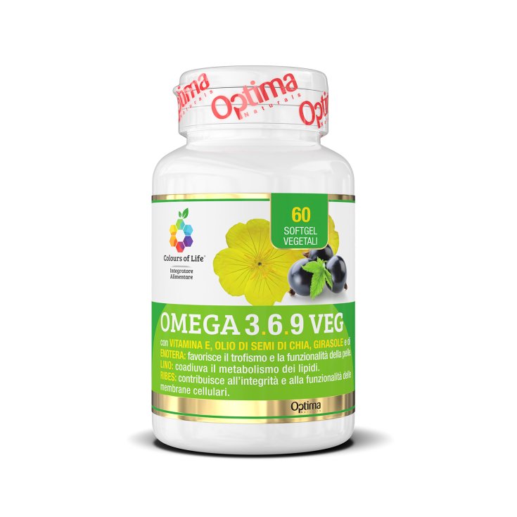 Omega 3.6.9 VEG Colors Of Life® Optima Naturals 60 Cápsulas Blandas