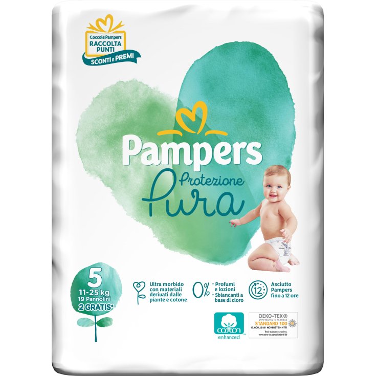 Pampers Naturello Talla 5 JUNIOR (11-25Kg) 19 Pañales