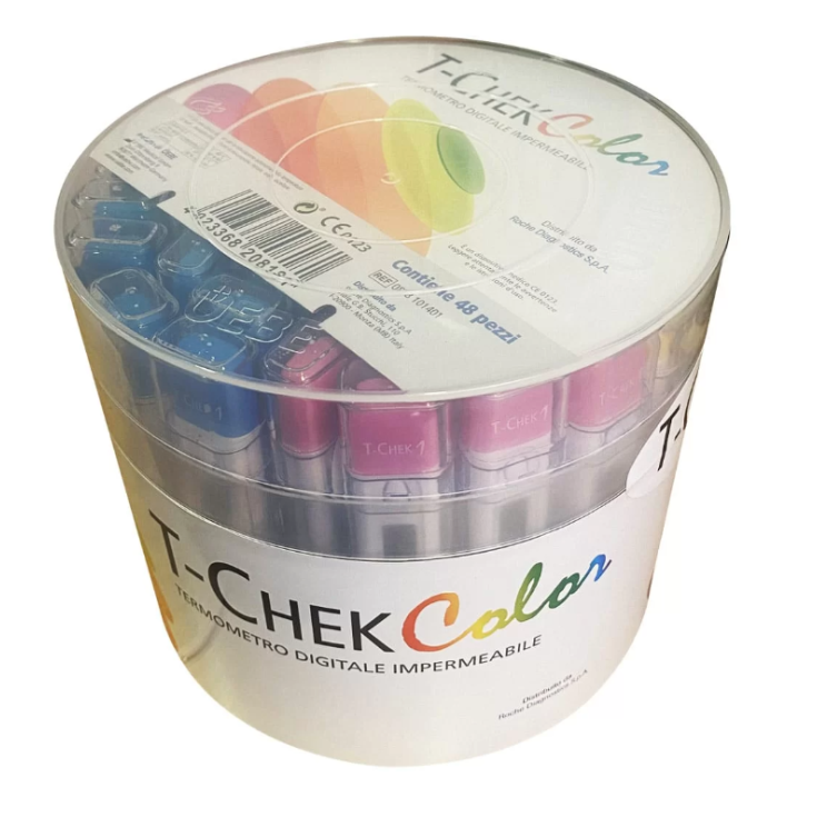 Caja de termómetro digital de color T-chek