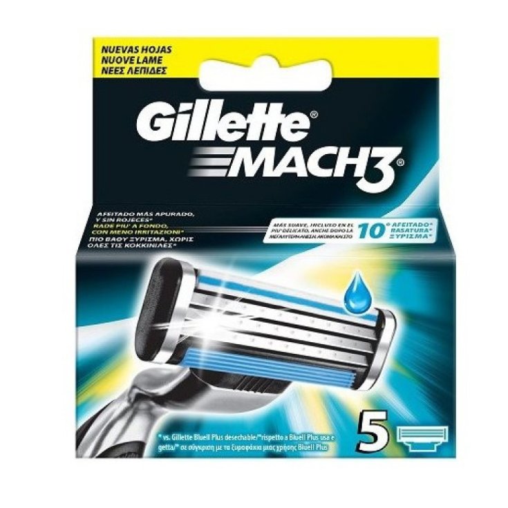 GILLETTE® MACH 3 CUCHILLAS X 5
