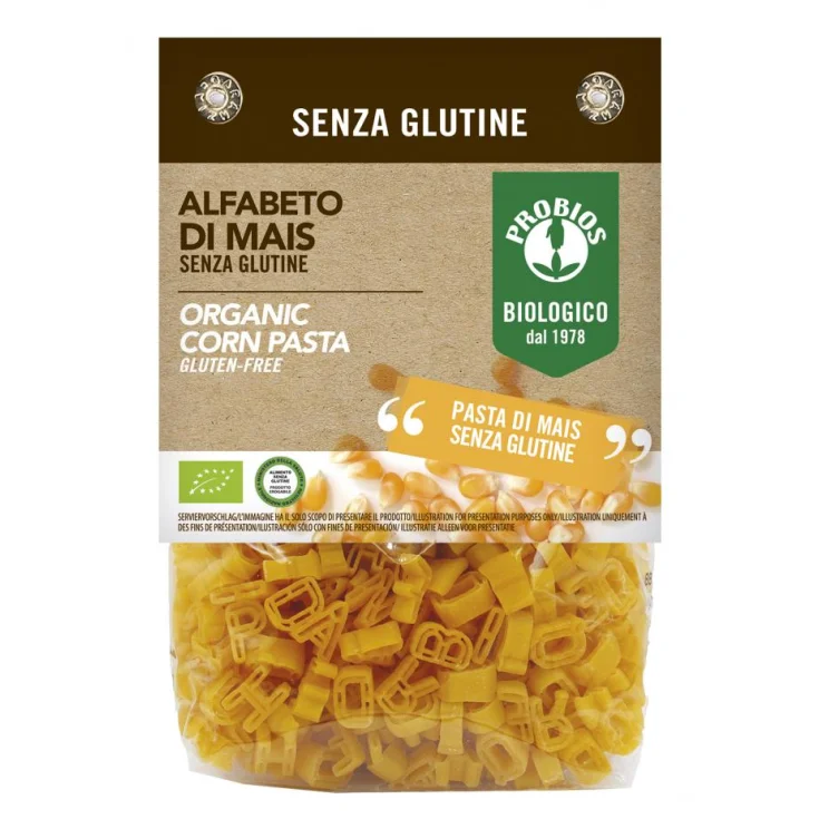 Alfabeto De Maíz Pasta Sin Gluten Probios 400g