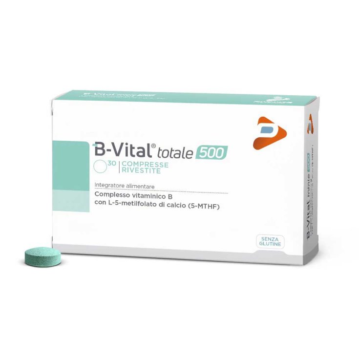 B-vital Total 500mg Sin Gluten 30 Comprimidos Recubiertos