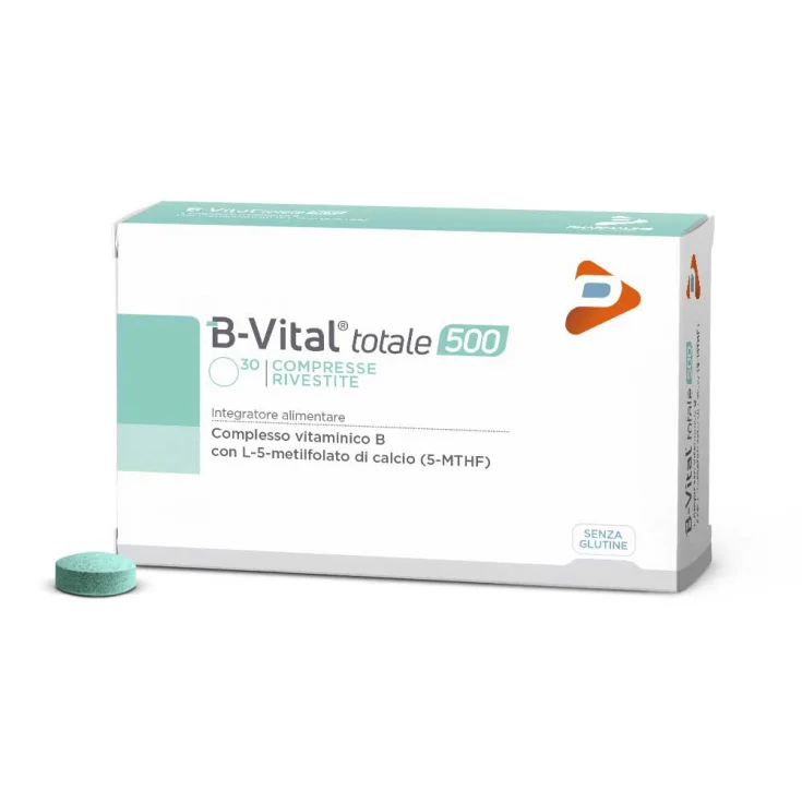B-vital Total 500mg Sin Gluten 30 Comprimidos Recubiertos