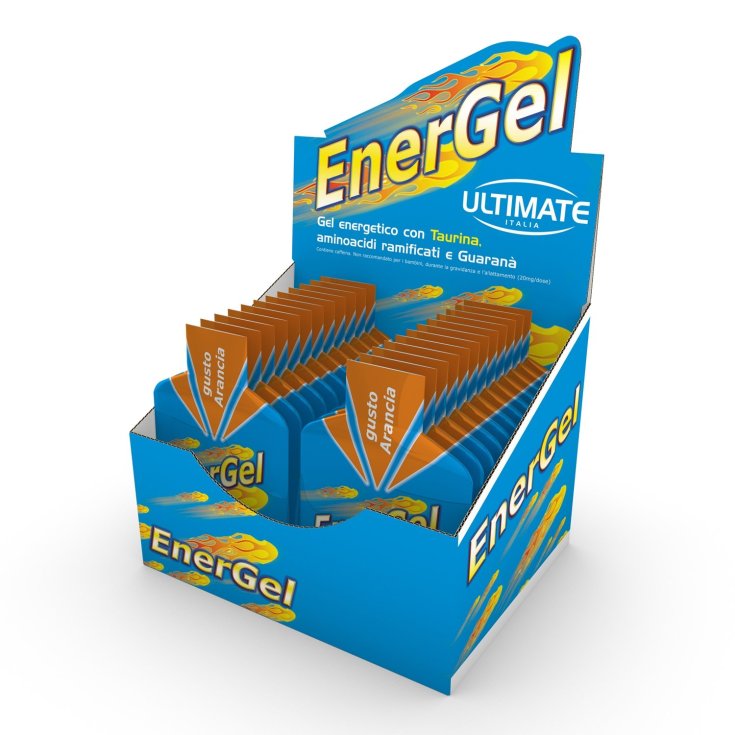 Ultimate Energel Energy Gel Sabor Naranja 24 Sobres de 35ml