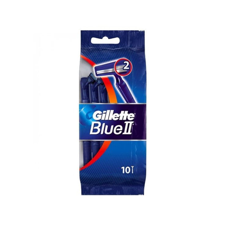 10 maquinillas de afeitar de doble hoja Gillette® Blue II