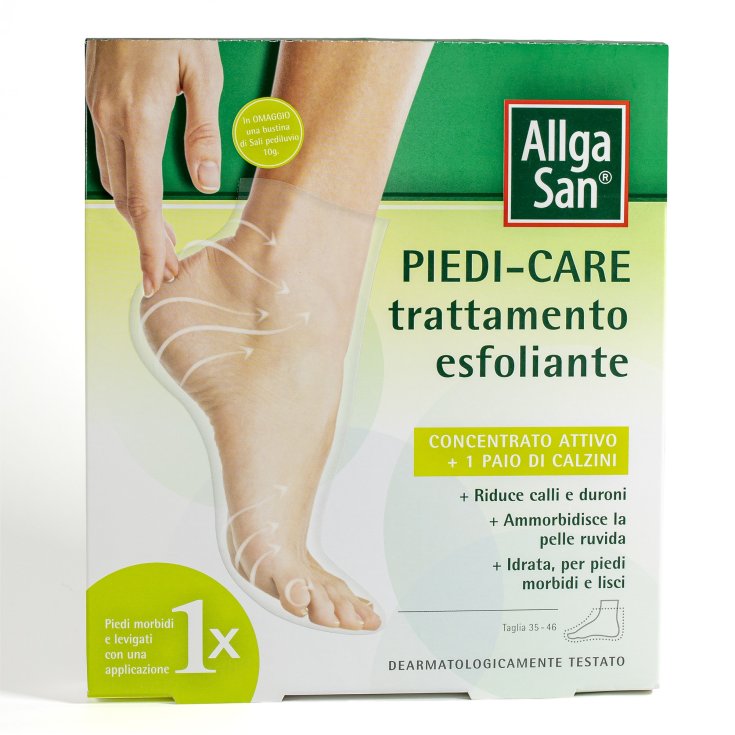 AllgaSan Feet-Care Tratamiento Exfoliante 1 Aplicación