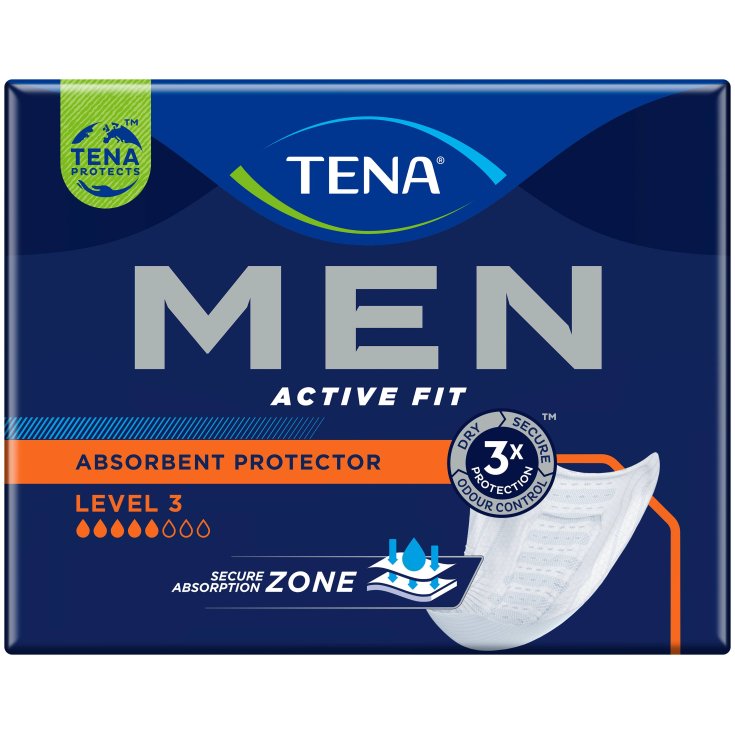 Tena Men Level 3 Assobenti Para Hombre 8 Piezas