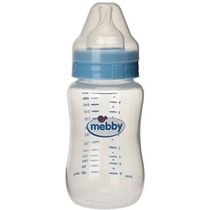 Babero Mebby Pp 300ml Silicona Negro