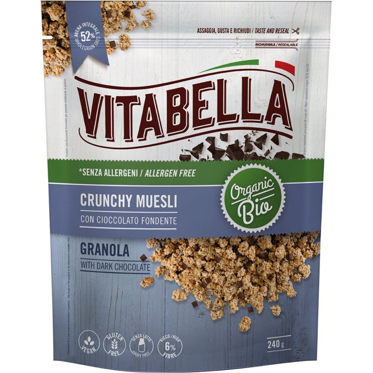 Muesli Crujiente Con Chocolate Negro Vitabella 240g