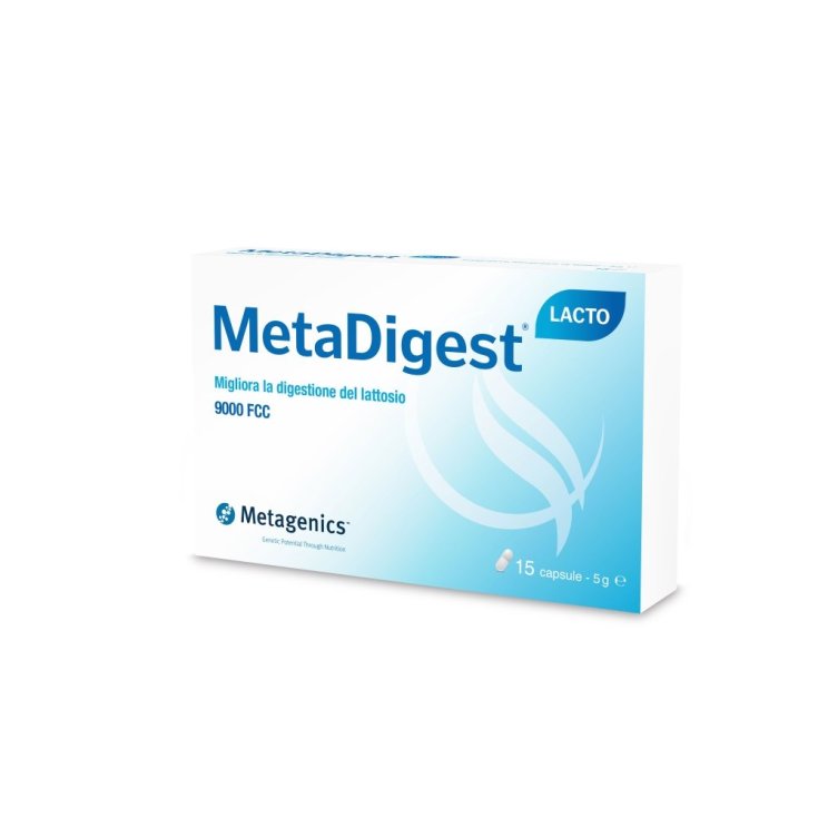 MetaDigest® Lacto Metagenics™ 15 Cápsulas