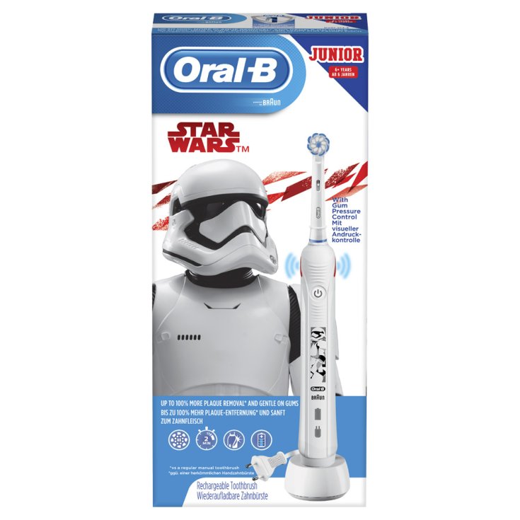 ORAL-B cepillo eléctrico infantil recargable Star Wars