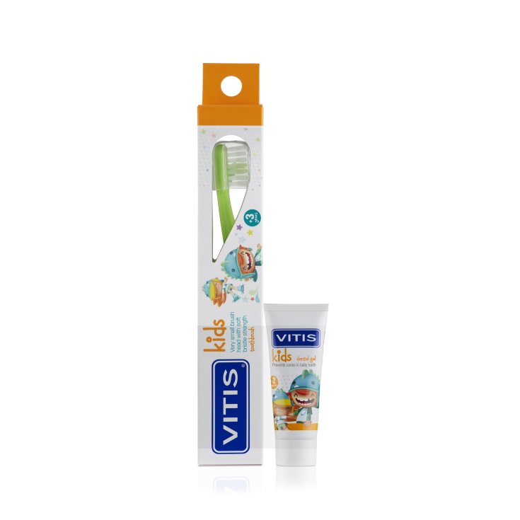 Vitis® Kids Cepillo Dental + Dentaid Gel Dentífrico 8ml