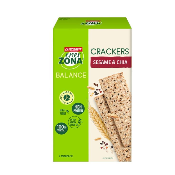 Crackers Sésamo & Chia 40-30-30 Enervit EnerZona® 175g
