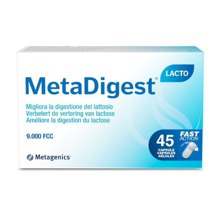 MetaDigest® Lacto Metagenics™ 45 Cápsulas