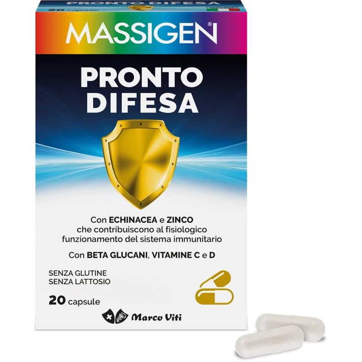 Ready Defense Massigen 20 Cápsulas