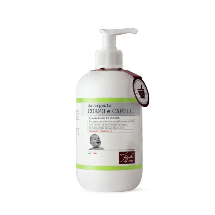 Limpiador Corporal Y Capilar Talco Copos De Arroz 400ml