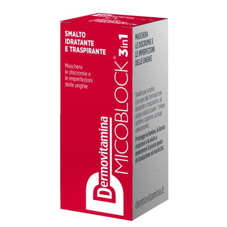 Micoblock® 3 En 1 Esmalte De Uñas Hidratante Y Transpirable Dermovitamina 5ml