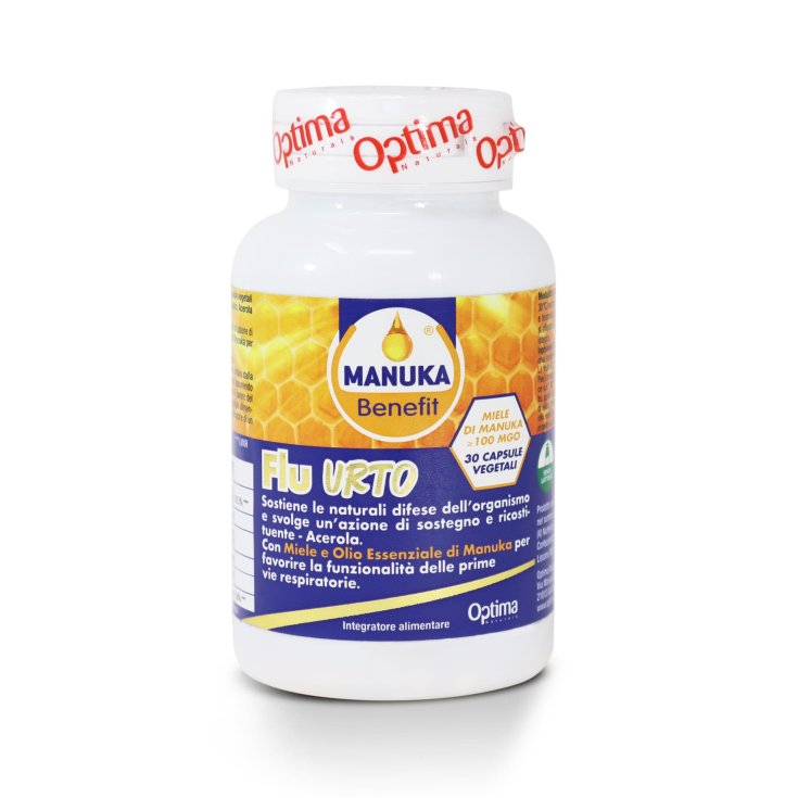 Gripe Urto Manuka Benefit® Optima Naturals 30 Cápsulas