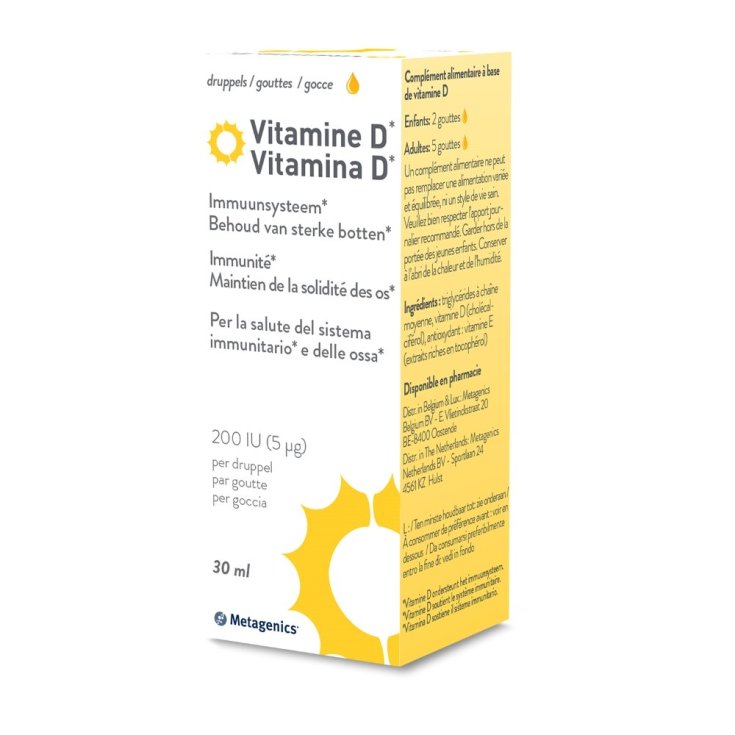 Vitamina D Líquida Metagenics™ 30ml