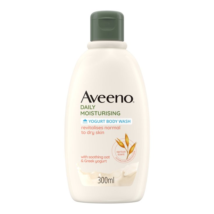 Baño de Ducha Hidratante Diario Aveeno Yogurt 300ml Albaricoque y Miel