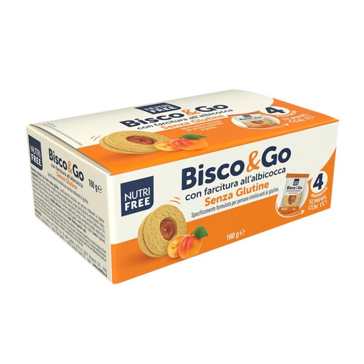 Bisco & Go de Albaricoque NutriFree Caja 160g