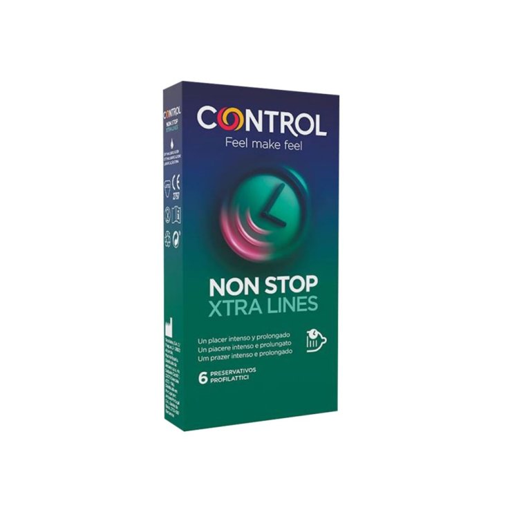 Control Non Stop Xtra Lines 6 Preservativos