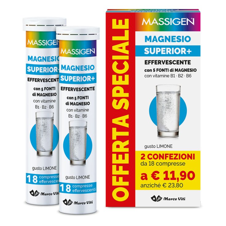 Magnesio Superior + Efervescente 18 + 18 Comprimidos