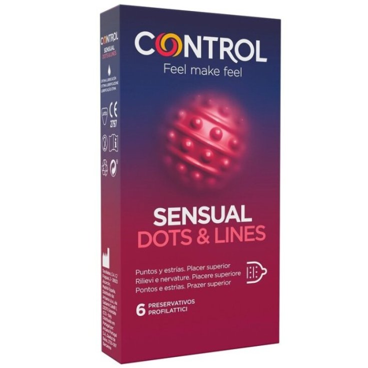 Sensual Control de Puntos y Líneas 6 Piezas