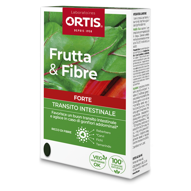 Fruta & Fibra Forte Ortis® Laboratoires 12 Comprimidos