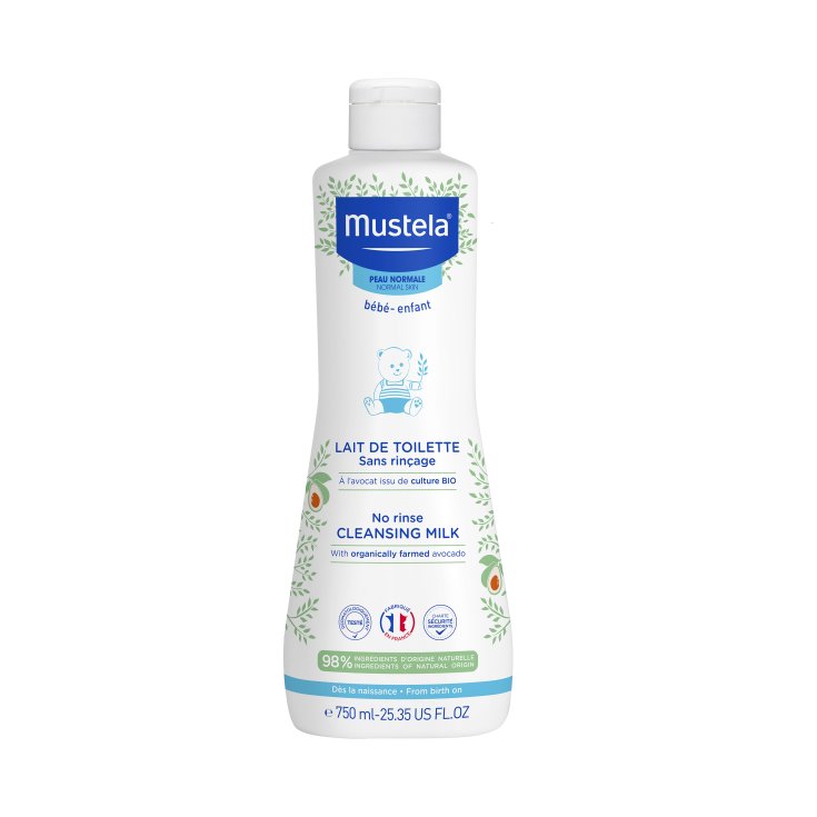 Mustela® Leche de Tocador Piel Seca 750ml