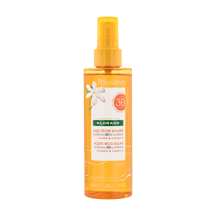 Polysianes Aceite Seco Solar Spf30 Klorane 200ml