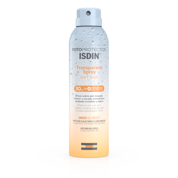 Spray Trasparente Piel Mojada SPF30 Fotoprotector ISDIN® 250ml