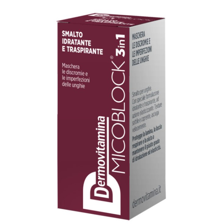 Micoblock® 3 En 1 Esmalte De Uñas Hidratante Y Transpirable Dermovitamina 5ml