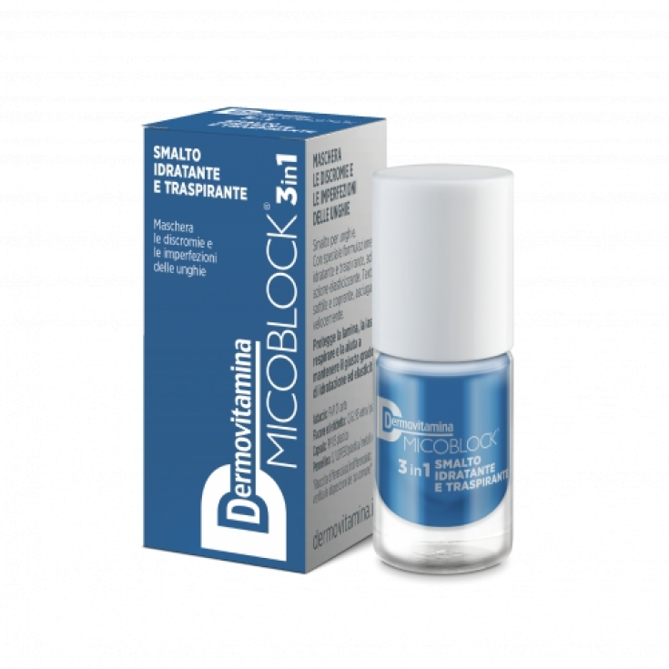 Micoblock® 3 En 1 Esmalte De Uñas Hidratante Y Transpirable Dermovitamina 5ml