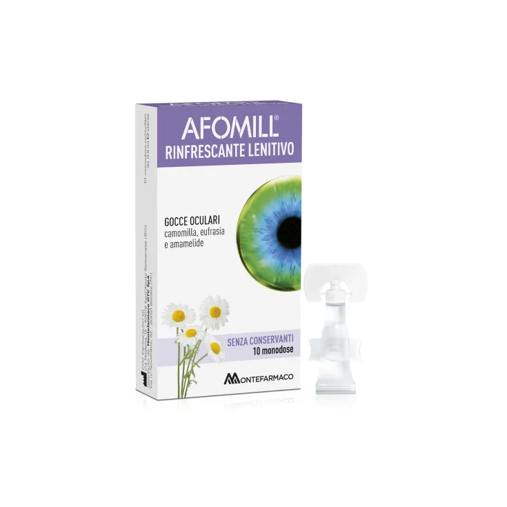 Afomill® Refrescante Calmante MONTEFARMACO Colirio 10 Envases
