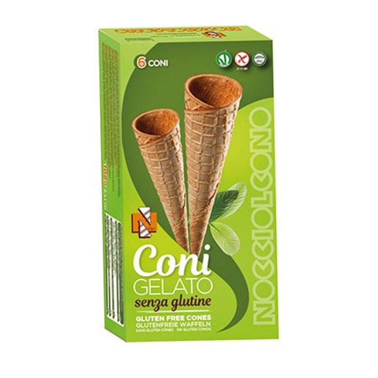 Conos De Helado Sin Gluten Avellana 6 Piezas