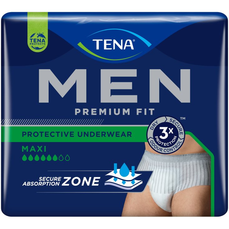 Tena Men Premium Fit Nivel 4 Talla L 8 Compresas Higiénicas Hombre
