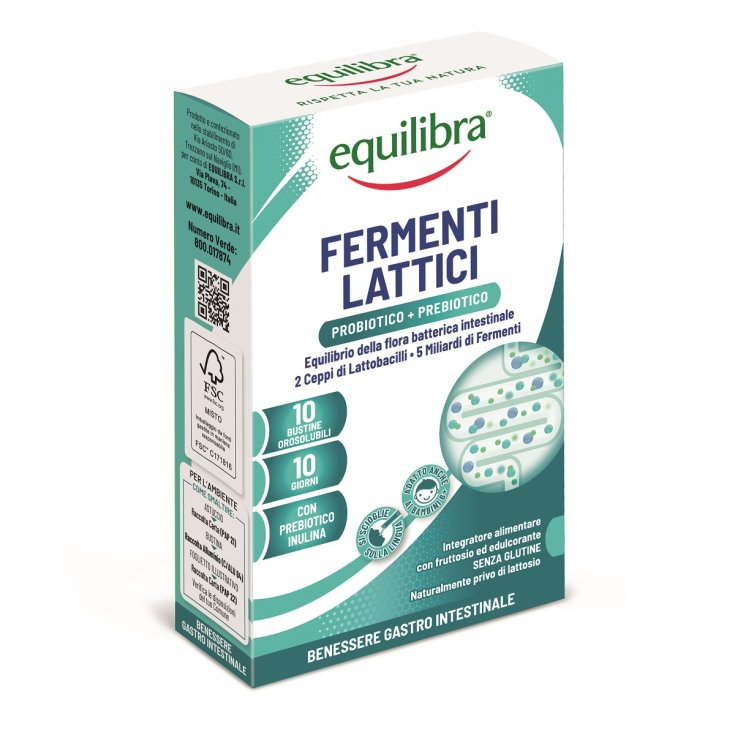 Equilibra® Fermentos Lácticos 10 Sobres Orodoluble