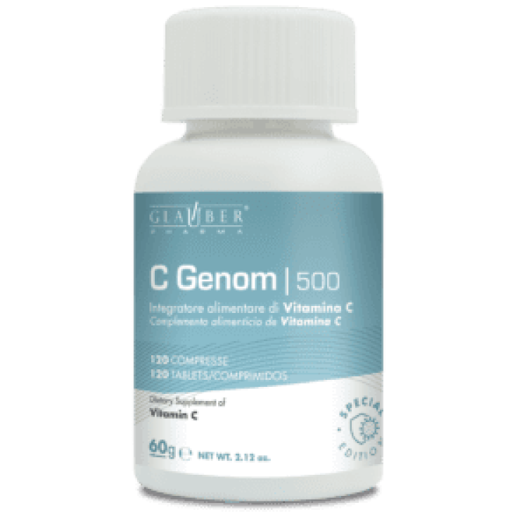 C-Genom 500 Glauber Pharma 120 Comprimidos