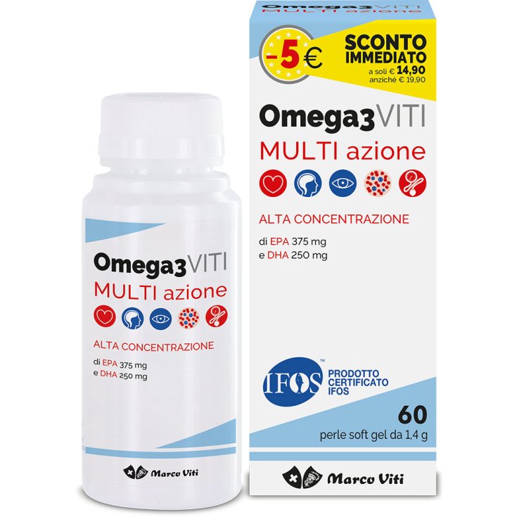 Tornillos Multiacción Omega 3 60 Perlas