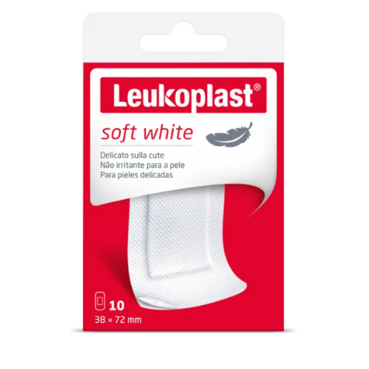 LEUKOPLAST SOFT BLANCO 72X38 10P