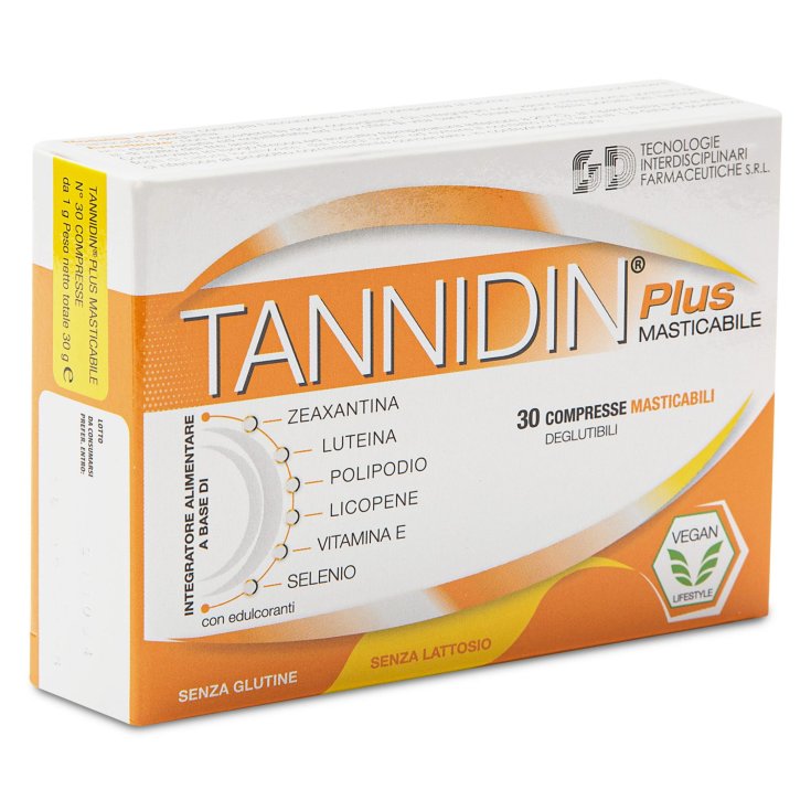 Tannidin Plus Masticable Gd 30 Comprimidos