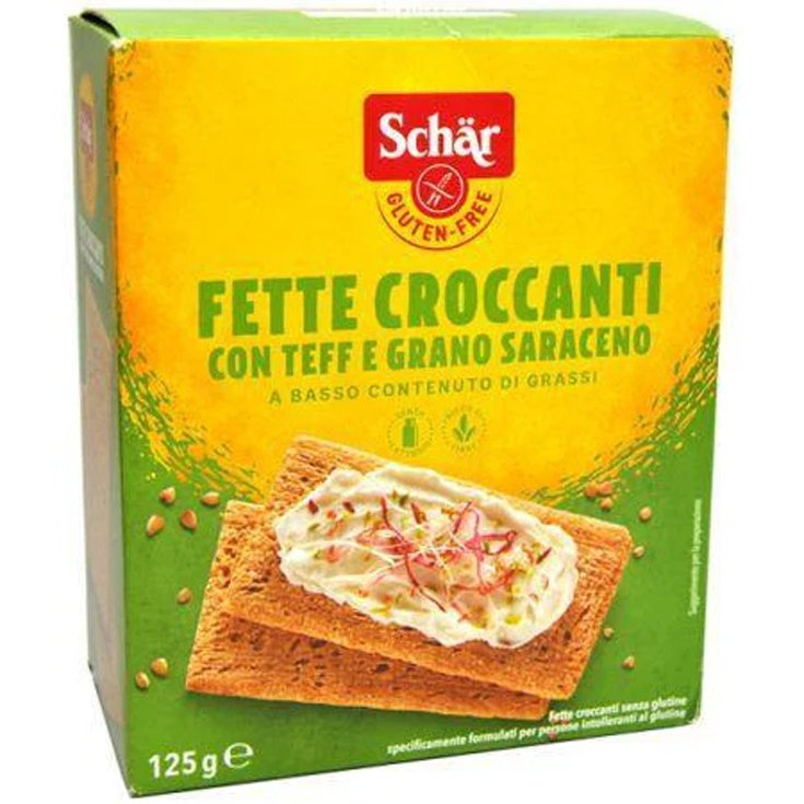 Lonchas Crujientes Con Teff Y Alforfón Schar 125g