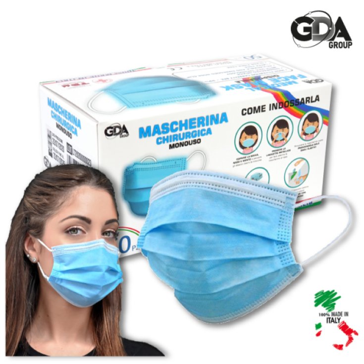 Mascarilla Quirurgica Gda-Mask 01 50 Piezas
